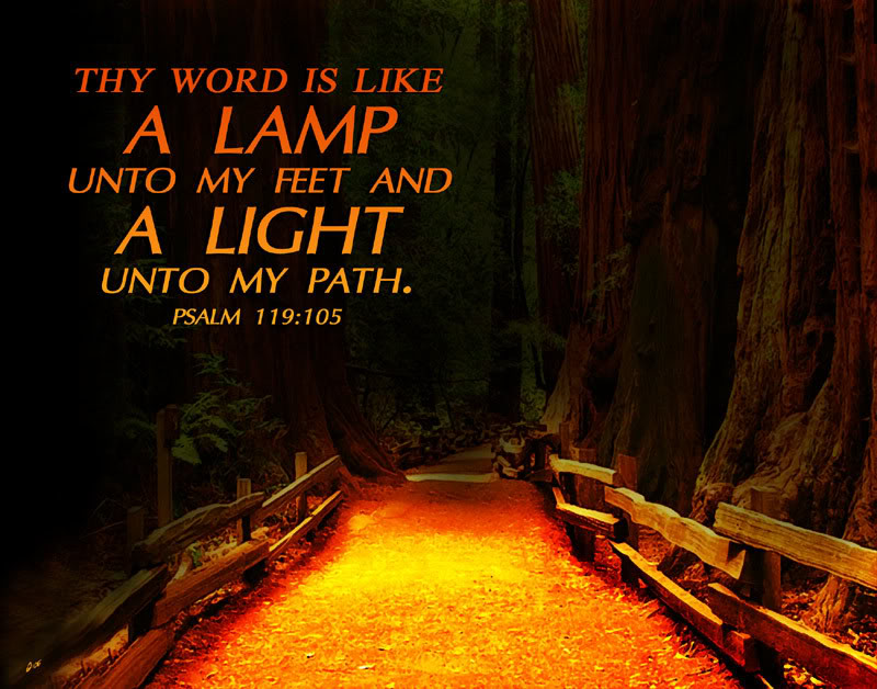 Image result for God's words are lights to our lives